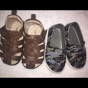 Boys summer shoes, GAP & Carters bundle